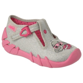 Scarpe per bambini Befado speedy 110N454 rosa argento