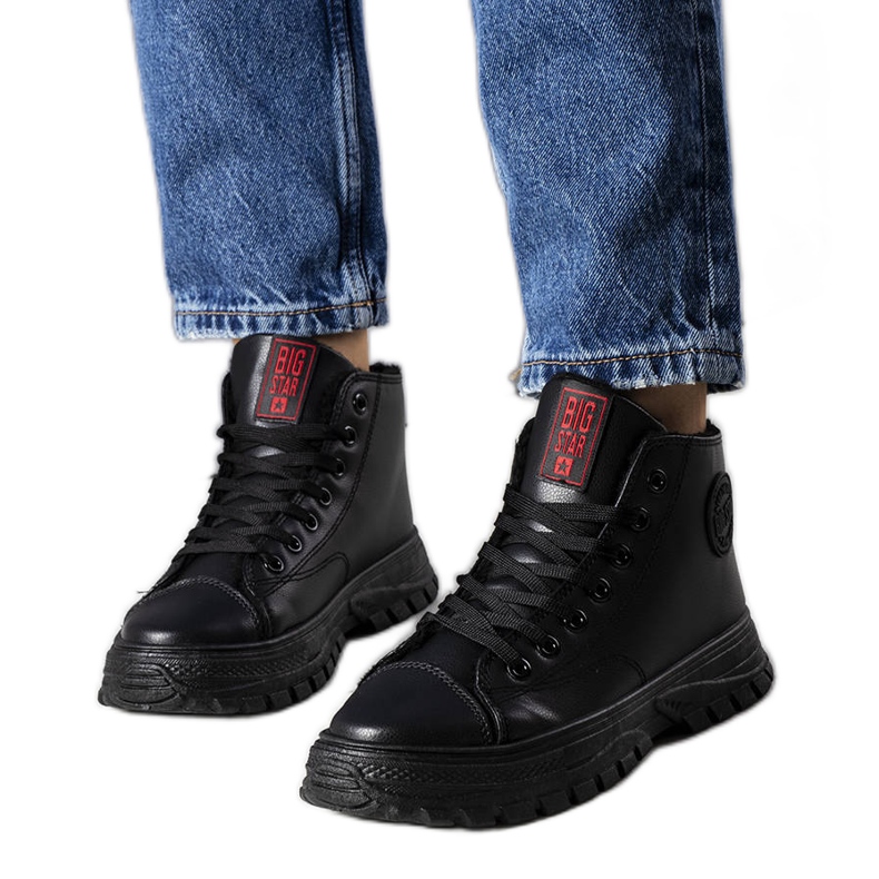Sneakers isolate nere Big Star GG274537 906 nero