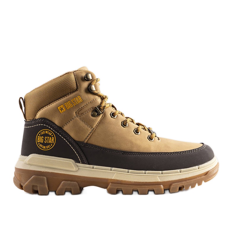 Stivali marroni da uomo Big Star KK174119 marrone