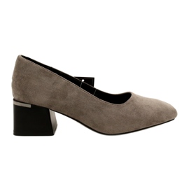 Décolleté in camoscio La.Fi 230034G-SU Grigio