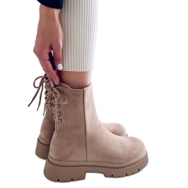 Stivali in camoscio Bobbie L.KHAKI beige