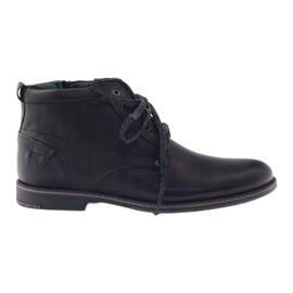 Riko scarpe uomo stivali stivaletti 791 nero