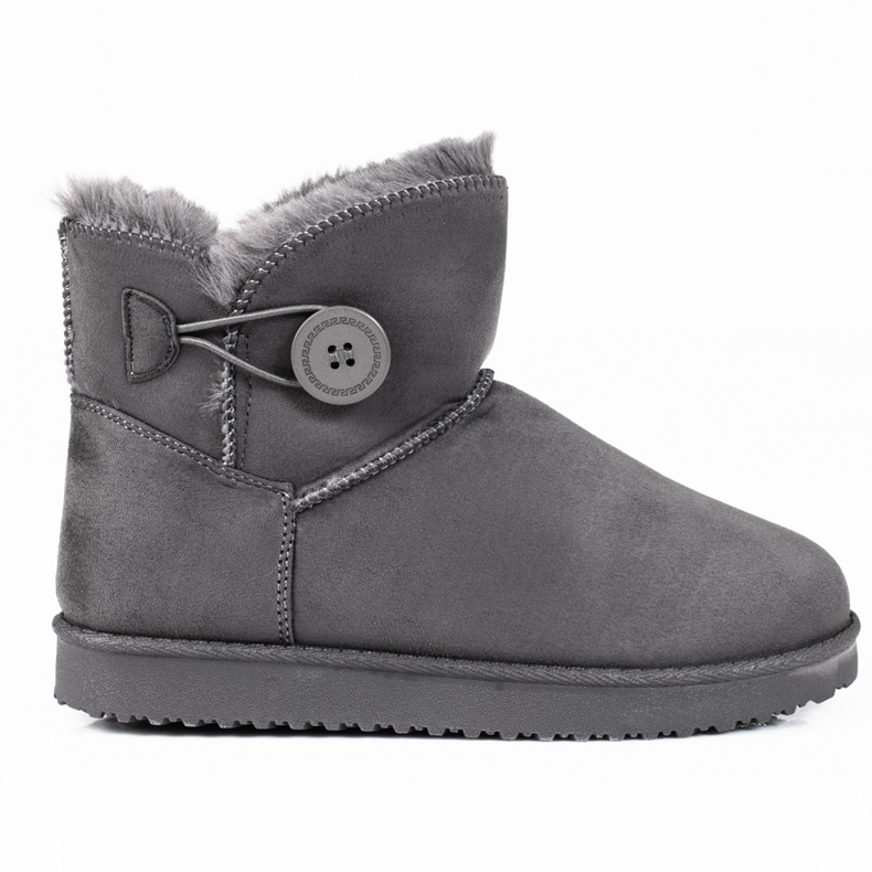 Caldi doposci da donna Shelovet grigio con bottone