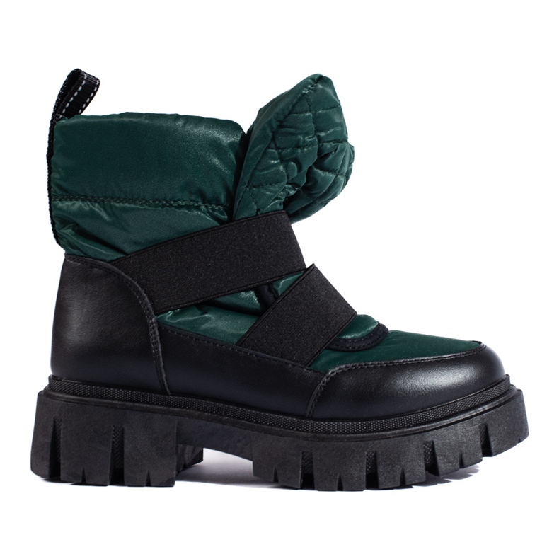 Doposci donna verde e nero Shelovet