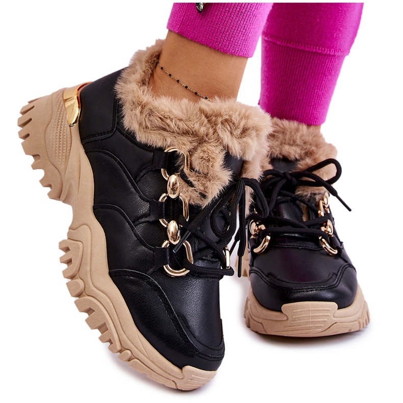 PM1 Scarpe Sportive Isolate Da Donna Con Lacci Nero Beige Kerberos