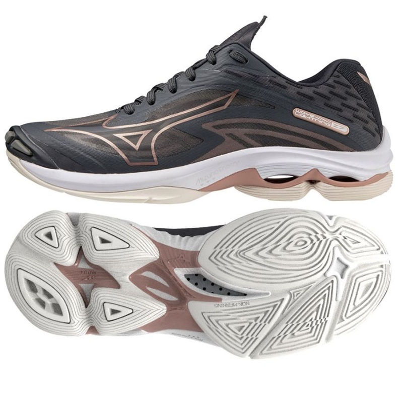 Scarpe da pallavolo Mizuno Wave Lightning Z7 W V1GC220035 nero nero