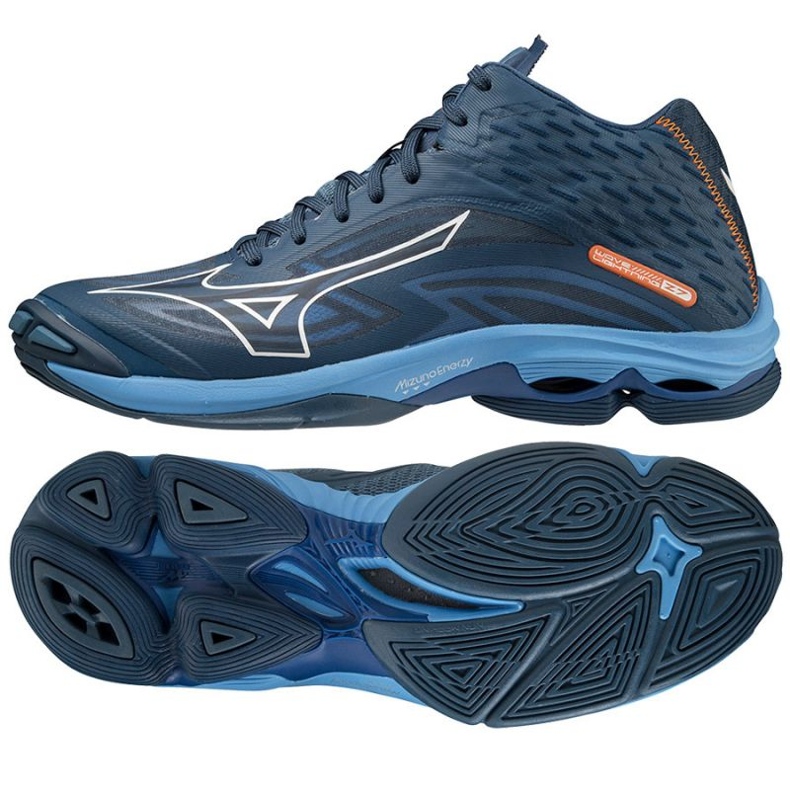 Scarpe Mizuno Wave Lighting Z7 Mid M V1GA225021 blu navy blu