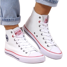 Sneakers alte Big Star T274026 bianche bianco