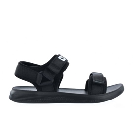 Big Star HH174842 sandali sportivi da uomo neri con velcro nero