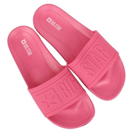 Ciabatte da spiaggia da donna rosa Big Star HH274A039