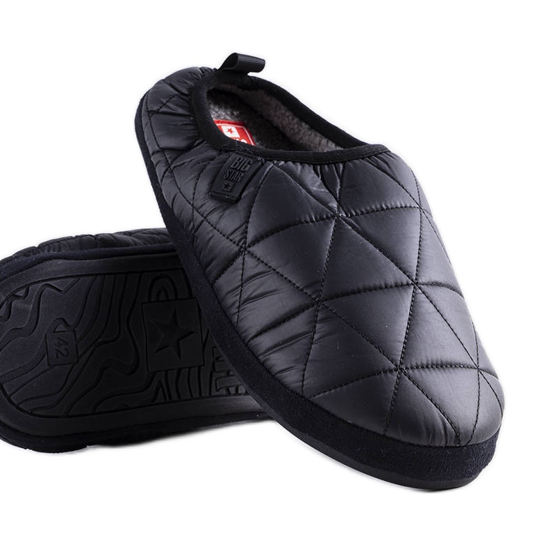 Pantofole isolanti nere Big Star KK174365 nero