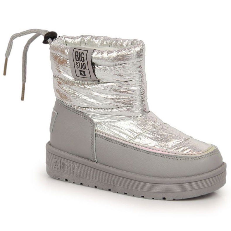 Stivali da neve metallizzati Big Star KK374218 d'argento