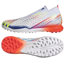 Scarpe da calcio Adidas Predator Edge.1 Tf M GZ6101 multicolore bianco