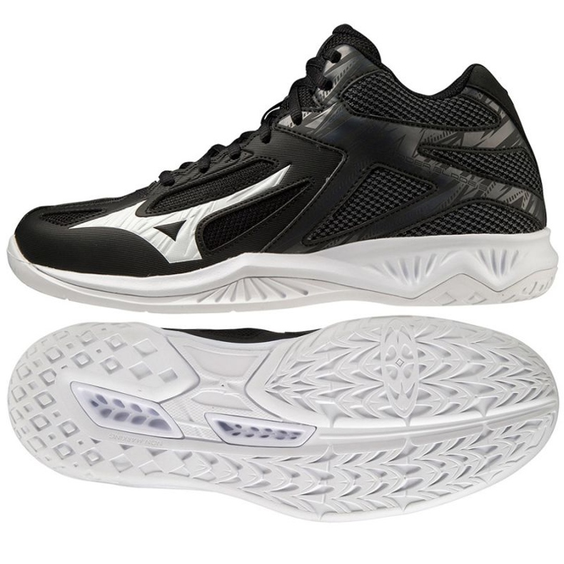 Scarpe da pallavolo Mizuno Thunder Blade 3 Mid V1GA217501 nero nero