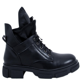 BM Stivaletti stringati da donna Wilde Black nero