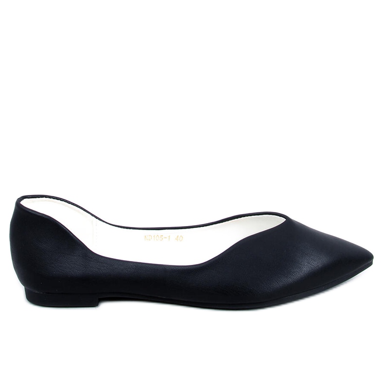 BM Ballerine ritagliate Ayanna Black nero