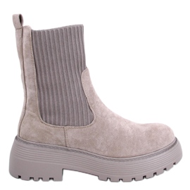PA1 Stivaletti elasticizzati Winters Khaki grigio