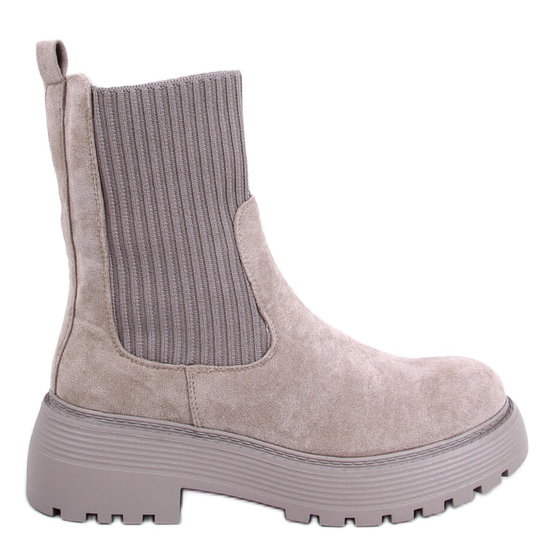 PA1 Stivaletti elasticizzati Winters Khaki grigio