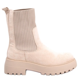 PA1 Winters Stivaletti elasticizzati beige