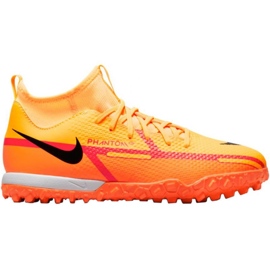 Scarpe da calcio Nike Phantom GT2 Academy Df Tf Jr DC0818 808 arancia arance e rosse