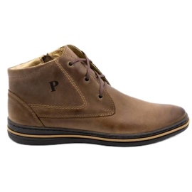 Polbut 339 scarpe da uomo marroni marrone