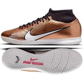 Scarpe da calcio Nike Zoom Mercurial Vapor Superfly 9 Academy Qatar Ic M DR5946 810 d'oro d'oro