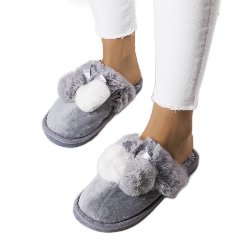 BM Pantofole grigie Bonnet grigio