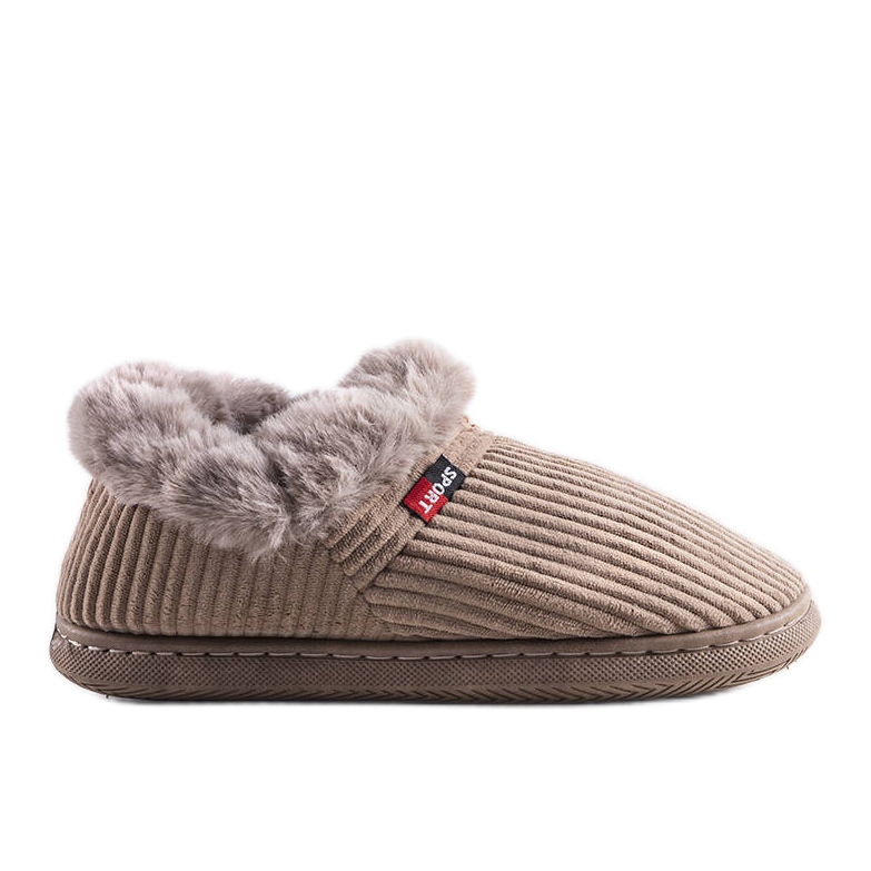 Pantofole alte marroni da uomo Ruest marrone