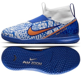 Nike Mercurial Zoom Superfly 9 Academy CR7 Ic Jr DQ5328 182 scarpe da calcio blu blu