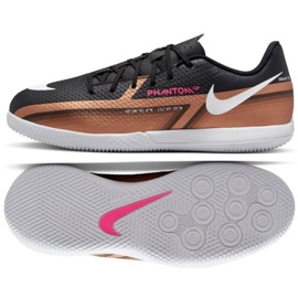 Scarpe da calcio Nike Phantom GT2 Academy Qatar Ic Jr DR6059 810 marrone nero nero