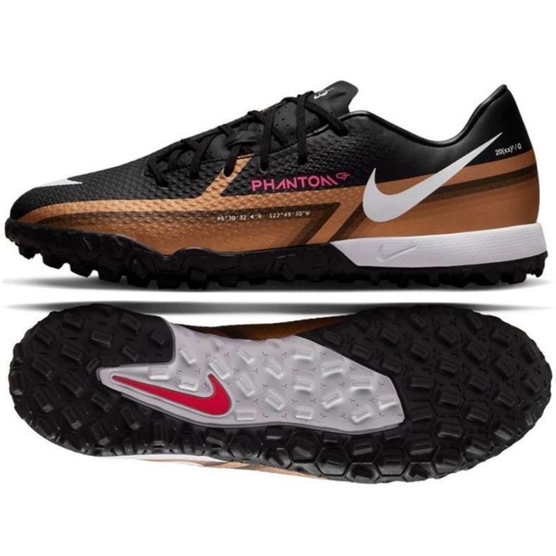 Scarpe da calcio Nike Phantom GT2 Academy Qatar Tf DR5965 810 nero nero