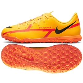 Scarpe da calcio Nike Phantom GT2 Club Tf Jr DC0827 808 arancia arance e rossi
