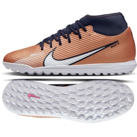 Scarpe da calcio Nike Mercurial Superfly 9 Club Qatar Tf M DR5950 810 marrone beige e marroni