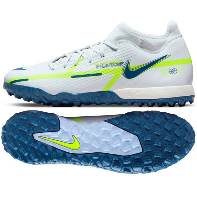 Scarpe da calcio Nike Phantom GT2 Academy Dynamic Fit Tf M DC0802 054 multicolore bianca