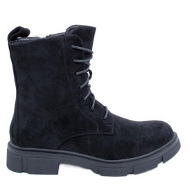 PA1 Zoe Black lavoratrici allacciate nero