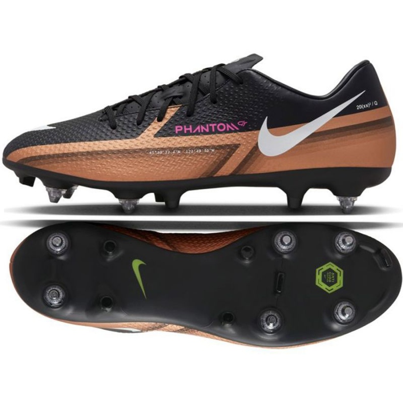 Scarpe da calcio Nike Phantom GT2 Academy SG-Pro Ac M FB1445 810 marrone beige e marroni