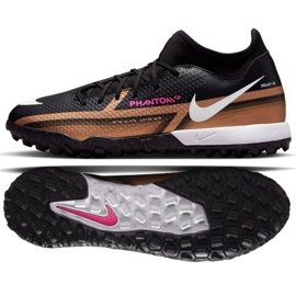 Scarpe da calcio Nike Phantom GT2 Academy Qatar Dynamic Fit Tf M DR5966 810 marrone nero nero