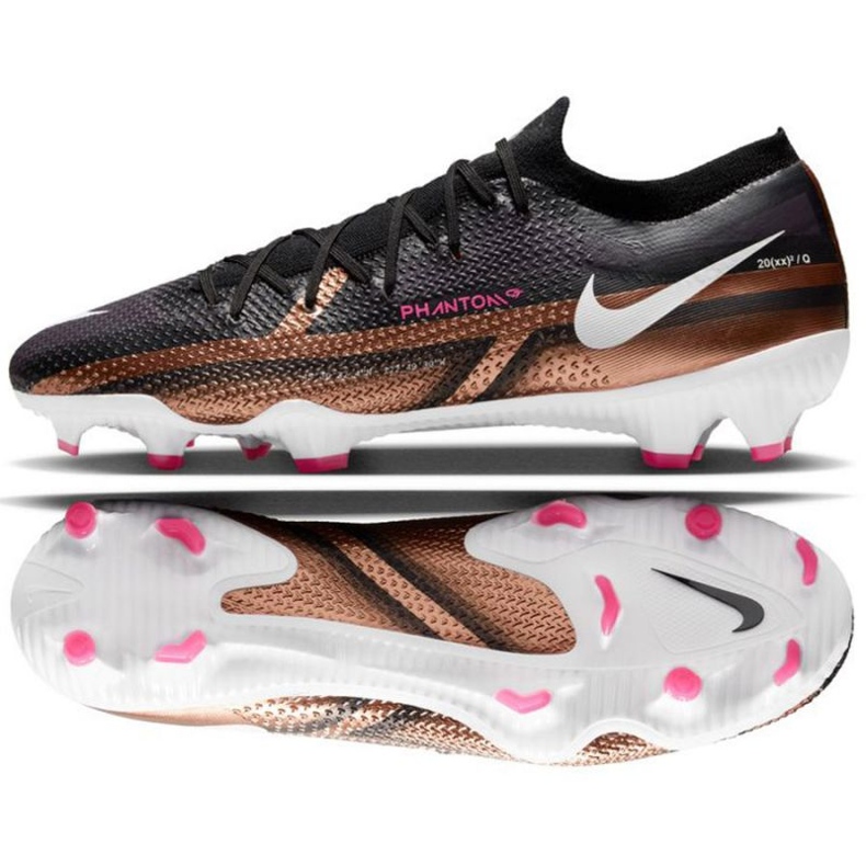 Scarpe da calcio Nike Phantom GT2 Pro Qatar Fg M DR5959 810 marrone nero nero