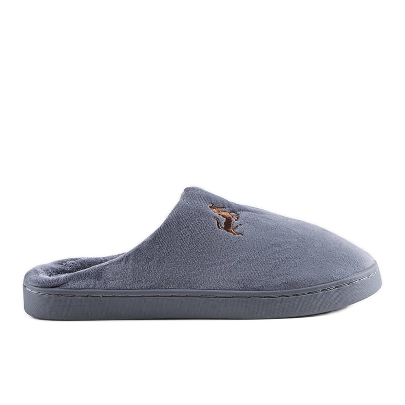 Pantofole grigie da uomo Presse grigio