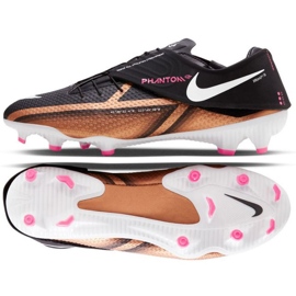 Scarpe da calcio Nike Phantom GT2 Academy Qatar FlyEase Fit FG/MG M DR5962 810 marrone nero beige e marroni