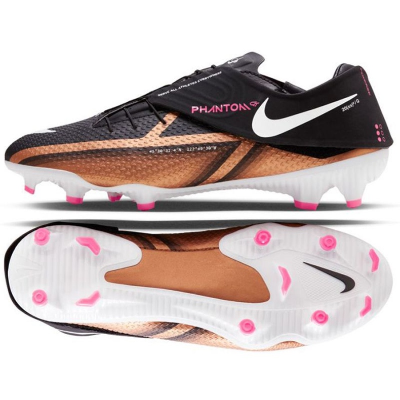 Scarpe da calcio Nike Phantom GT2 Academy Qatar FlyEase Fit FG/MG M DR5962 810 marrone nero beige e marroni