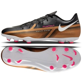 Scarpe da calcio Nike Phantom GT2 Club Qatar FG/MG M DR5968 810 marrone nero beige e marroni