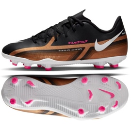 Scarpe da calcio Nike Phantom GT2 Club Qatar FG/MG Jr DR6058 810 marrone nero nero