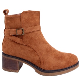 BM Stivali con tacco largo Aretha Camel marrone