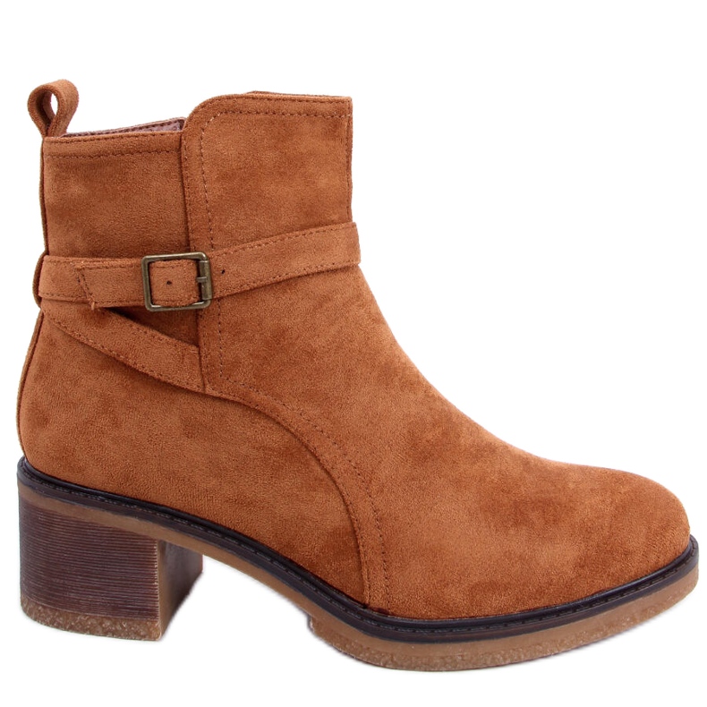 BM Stivali con tacco largo Aretha Camel marrone