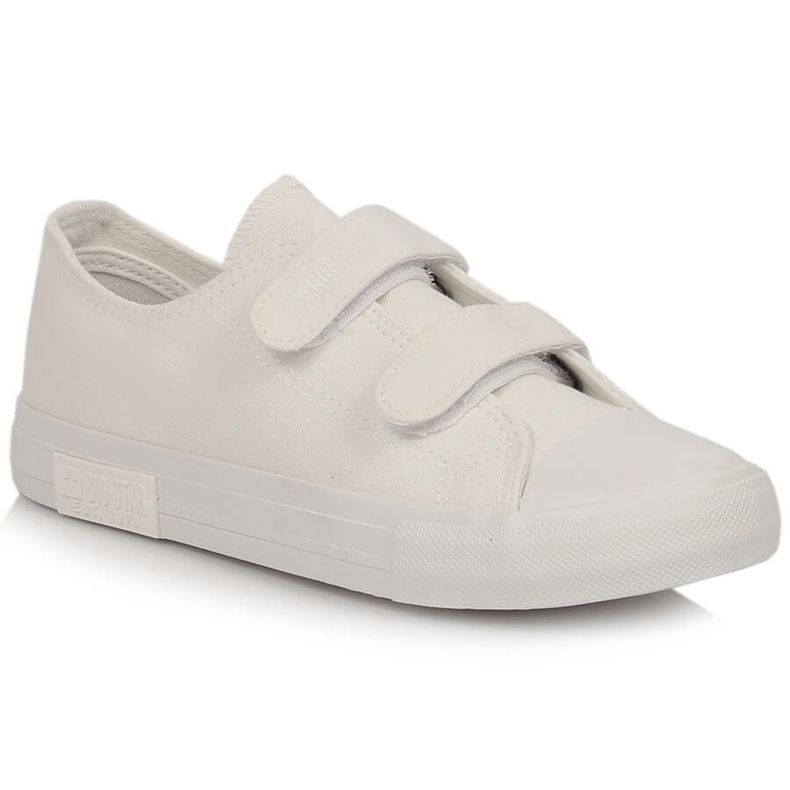 Sneakers da bambino con velcro Big Star bianche KK374086 bianca