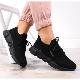 Scarpe sportive nere da donna Big Star JJ274269 nero
