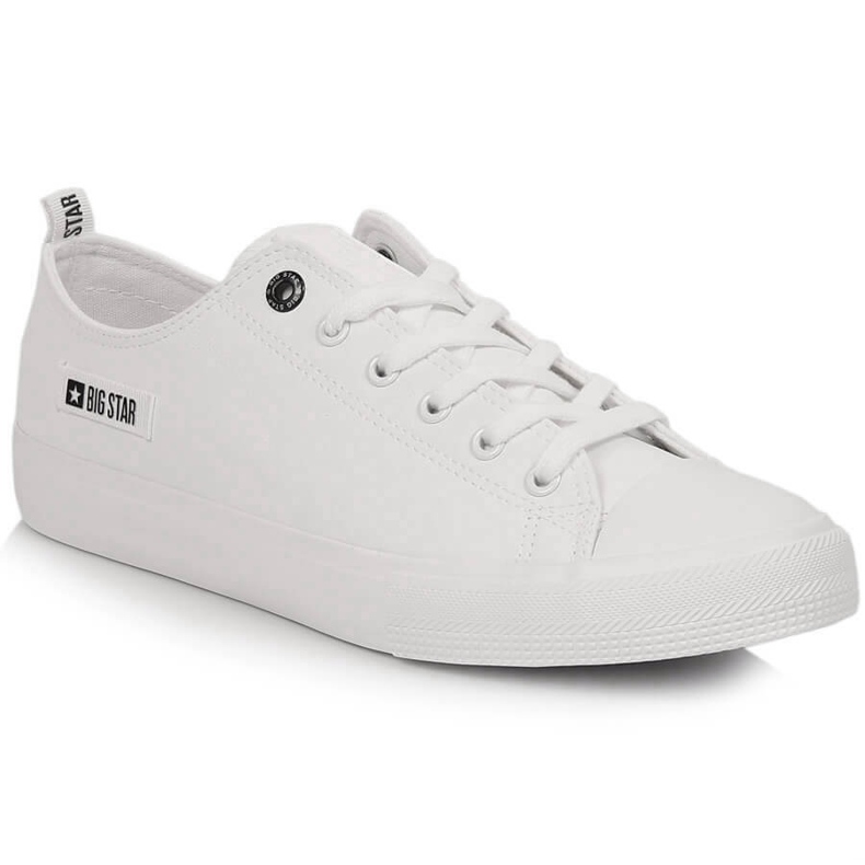 Sneakers da uomo realizzata in ecopelle bianca Big Star KK174008