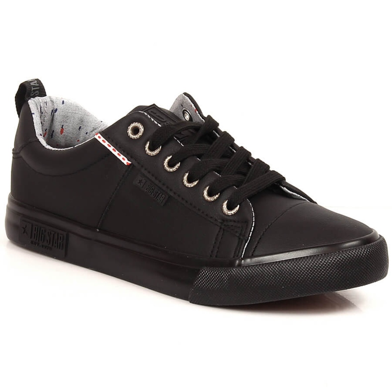 Sneakers in ecopelle nera Big Star KK274006 nero