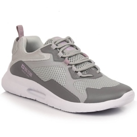 Scarpe sportive da donna grigie Big Star LL274371 grigio